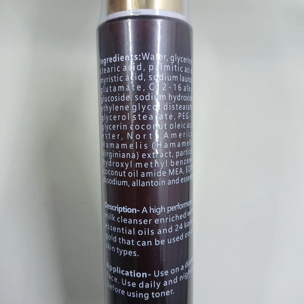 Lior Gold Paris Milk‎ Cleanser 110ml Face Cleanser 24K Gold Women Cruelty Free